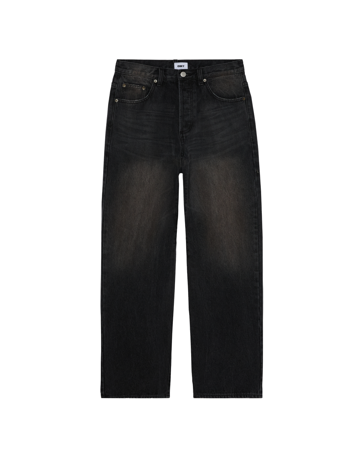 BOXCAR STRAIGHT LEG DENIM - OXIDIZED BLACK