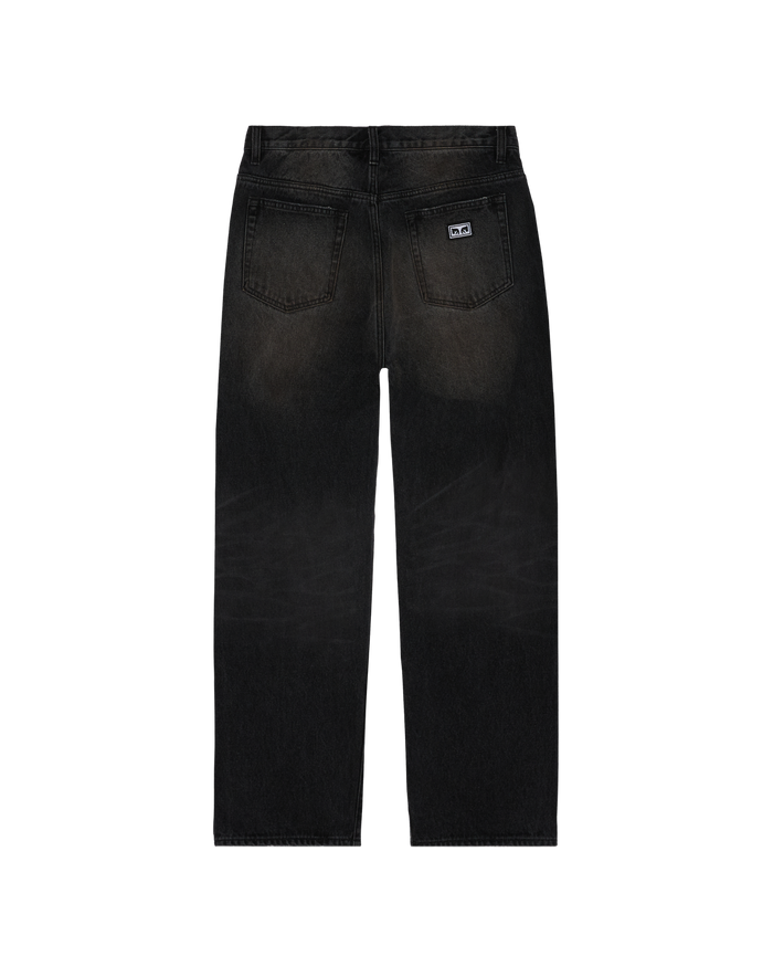 BOXCAR STRAIGHT LEG DENIM - OXIDIZED BLACK