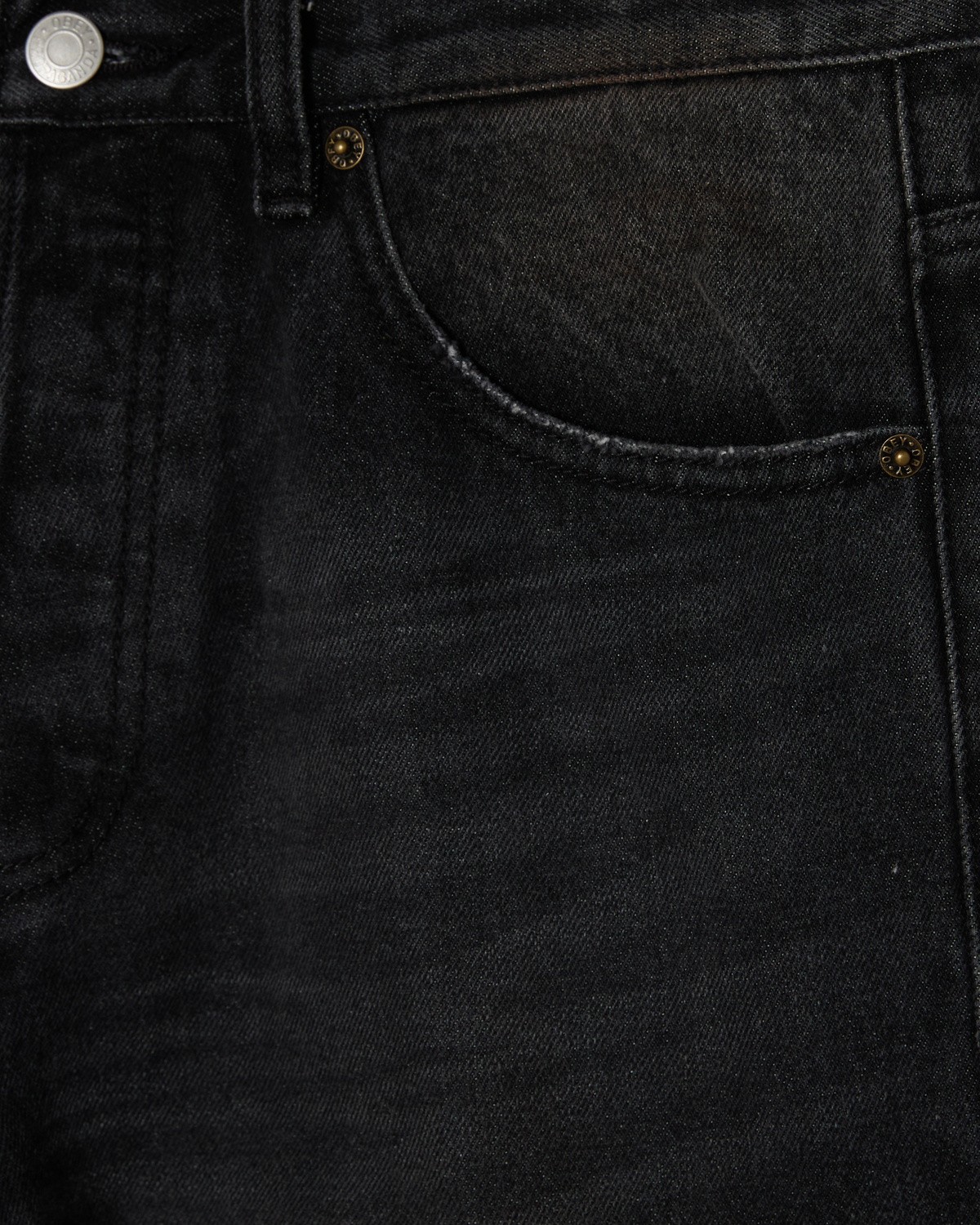 BOXCAR STRAIGHT LEG DENIM - OXIDIZED BLACK