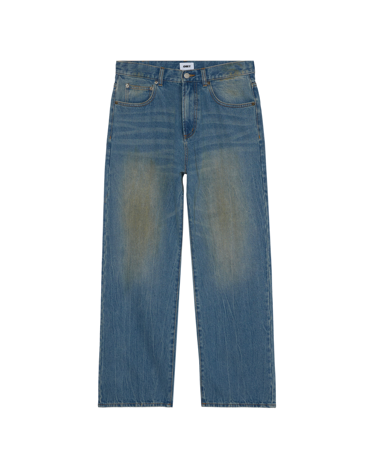NELSON STRAIGHT LEG DENIM - GARAGE WASH INDIGO