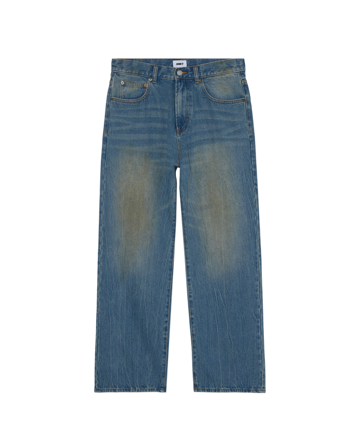 NELSON STRAIGHT LEG DENIM - GARAGE WASH INDIGO