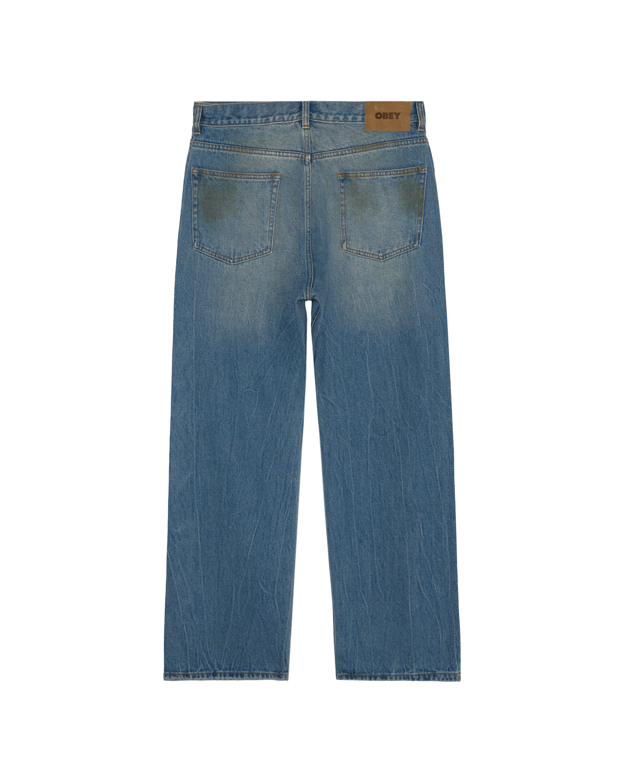 NELSON STRAIGHT LEG DENIM - GARAGE WASH INDIGO