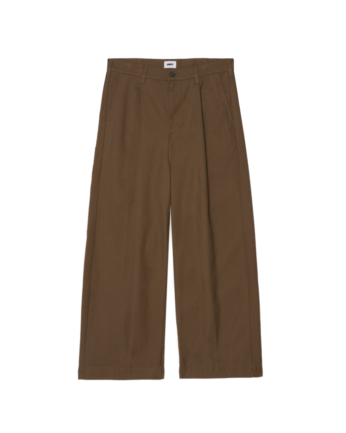 OLIVER PLEATED PANT - WREN