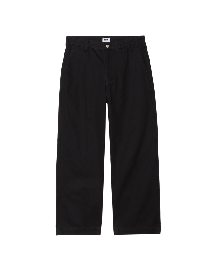 BIGWIG GIANT CHINO PANT - BLACK FADED WASH