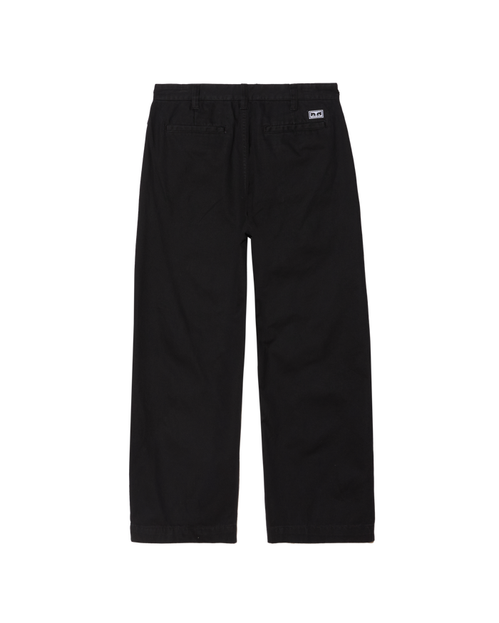 BIGWIG GIANT CHINO PANT - BLACK FADED WASH