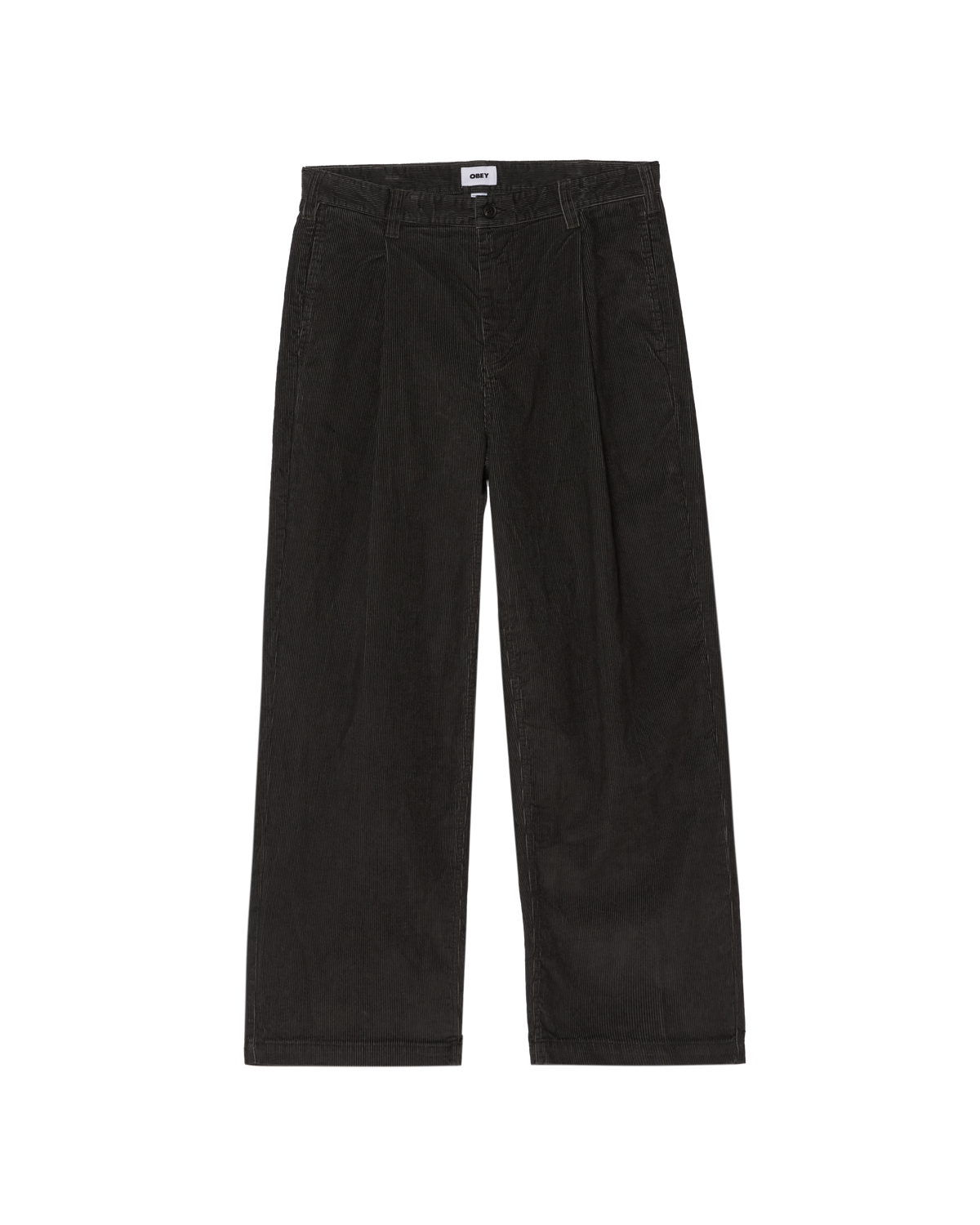 DEAN FADED WASH CORD PANT - BLACK FADED WASH