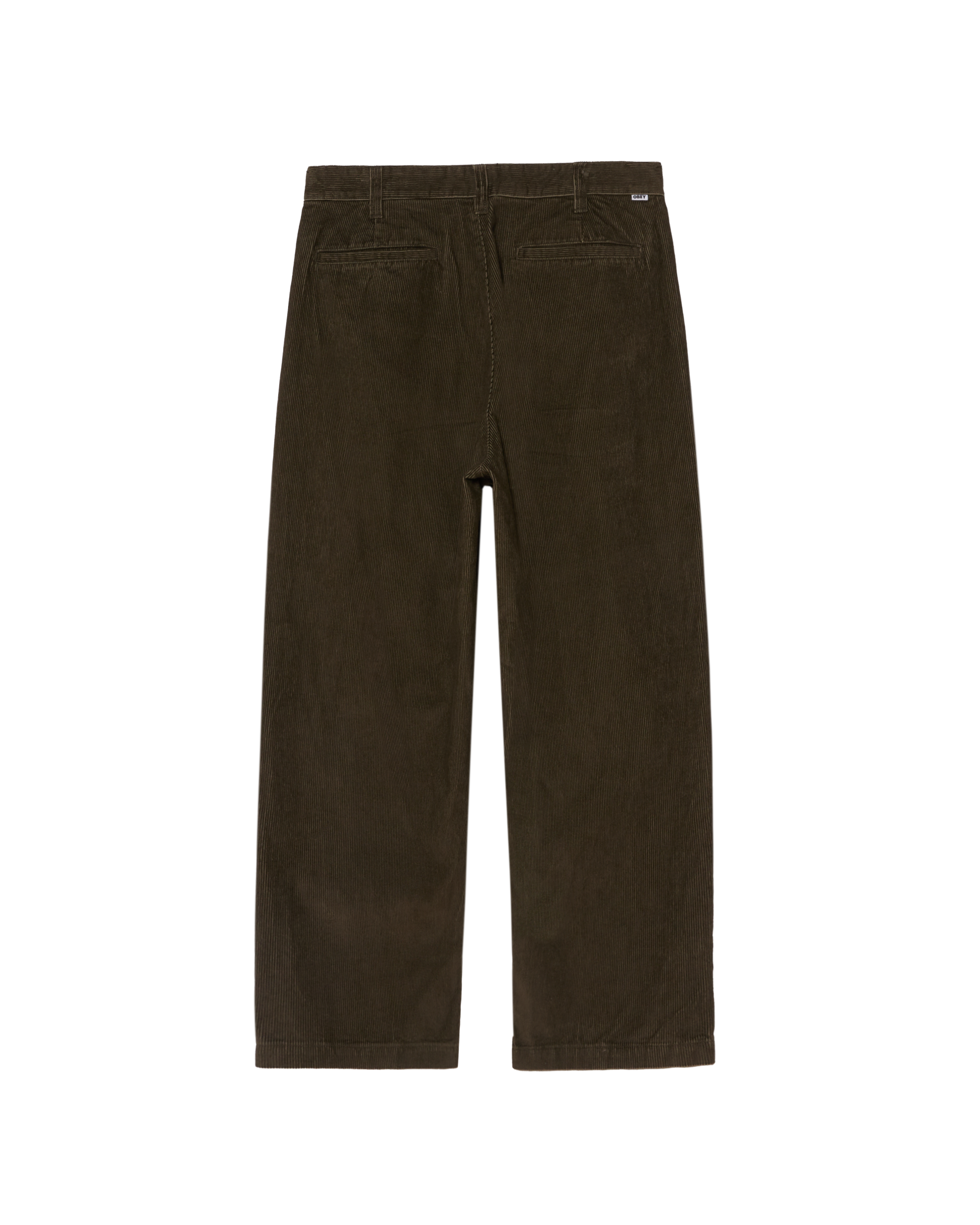 DEAN FADED WASH CORD PANT - BLACK OLIVE FADED WASH