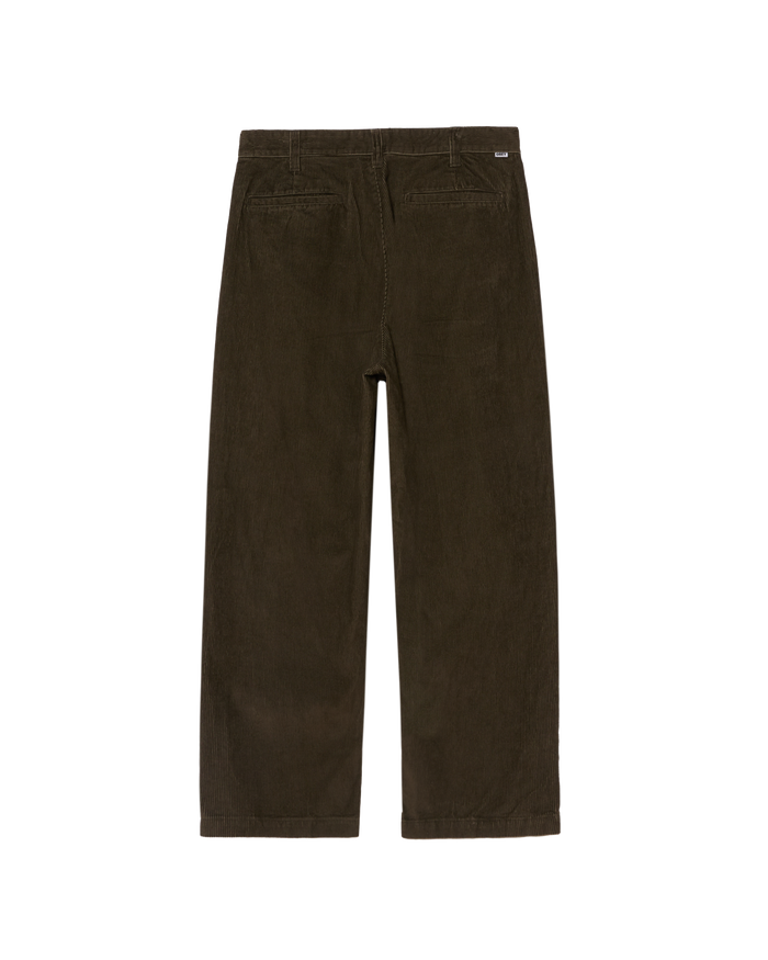 DEAN FADED WASH CORD PANT - BLACK OLIVE FADED WASH