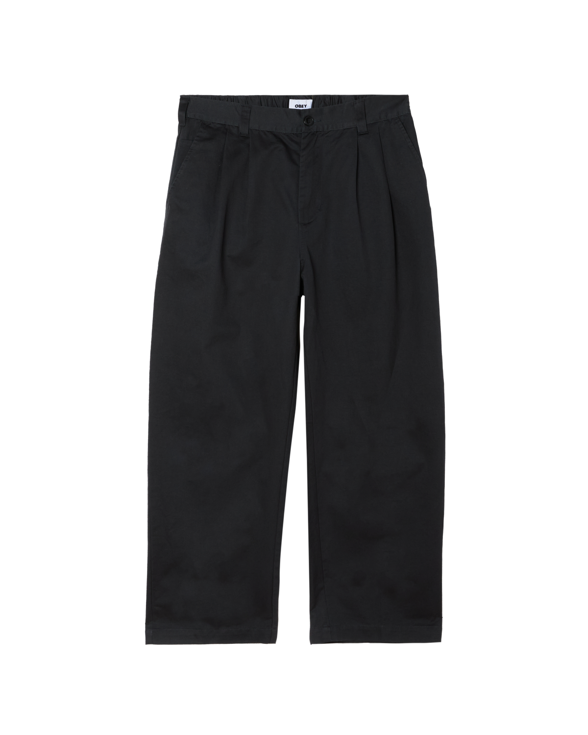 FOSTER PLEATED PANT - BLACK