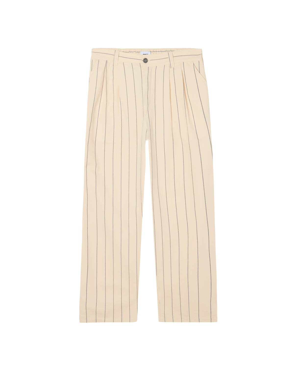 FOSTER PLEATED STRIPE PANT - CANVAS MULTI