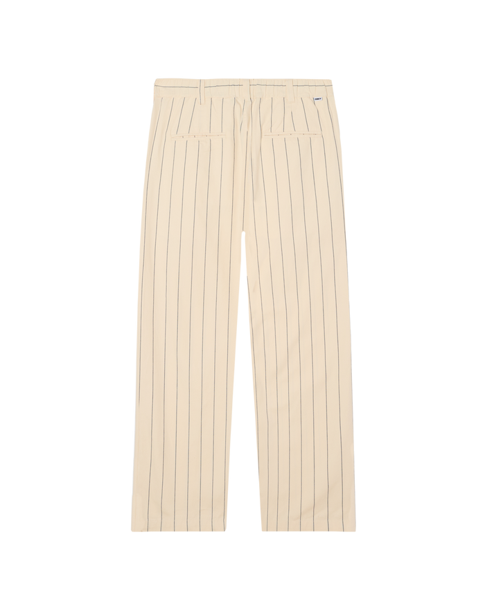 FOSTER PLEATED STRIPE PANT - CANVAS MULTI