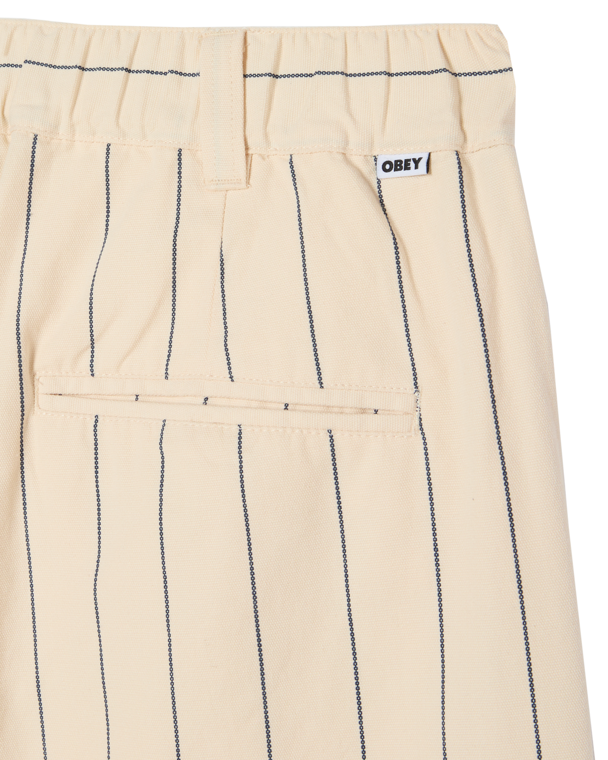 FOSTER PLEATED STRIPE PANT - CANVAS MULTI
