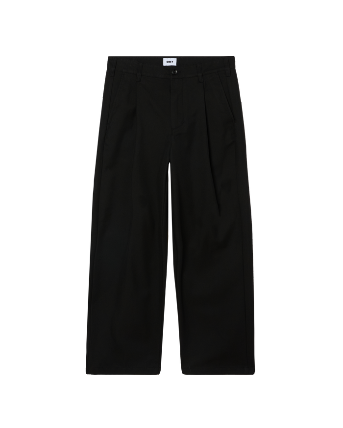 DEAN PLEATED PANT - BLACK