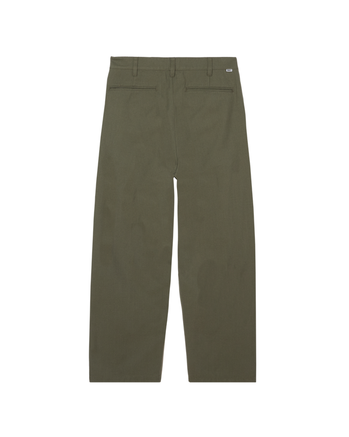 DEAN PLEATED PANT - TEA LEAF