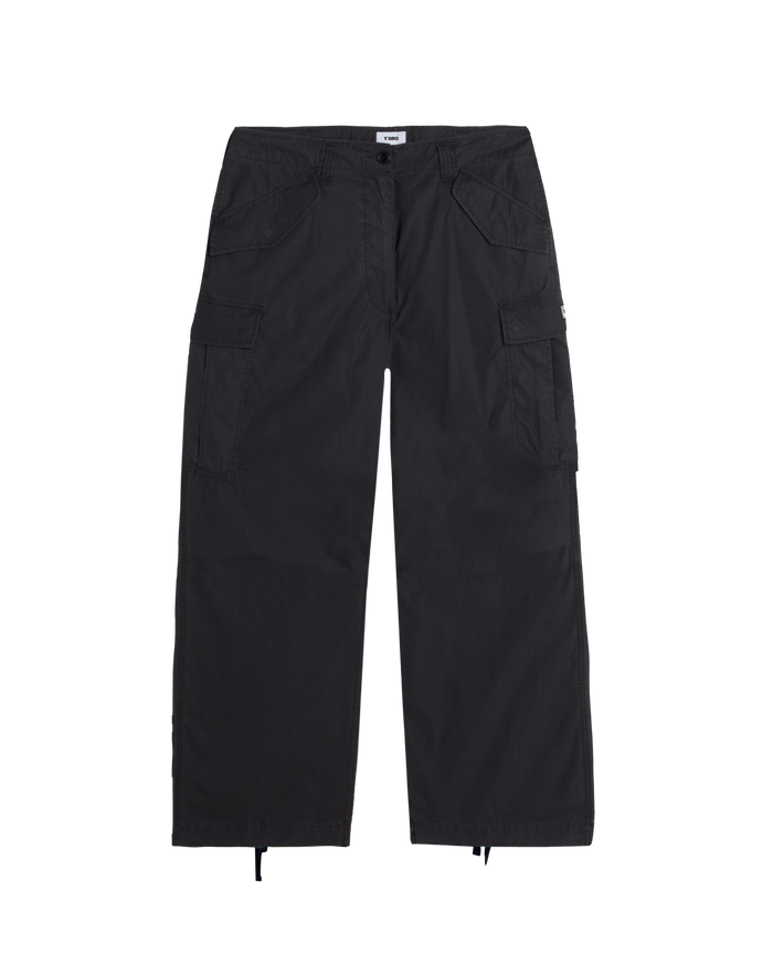 BAGGY CARGO PANT - BLACK FADED WASH