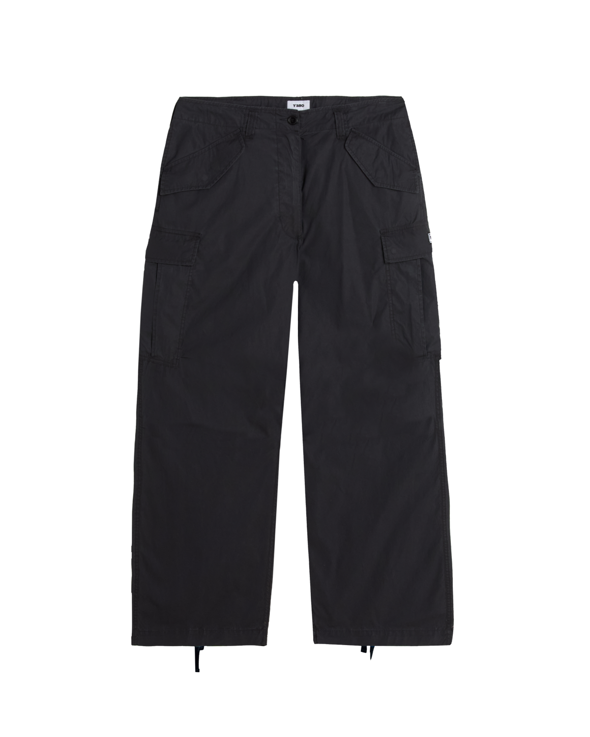 BAGGY CARGO PANT - BLACK FADED WASH