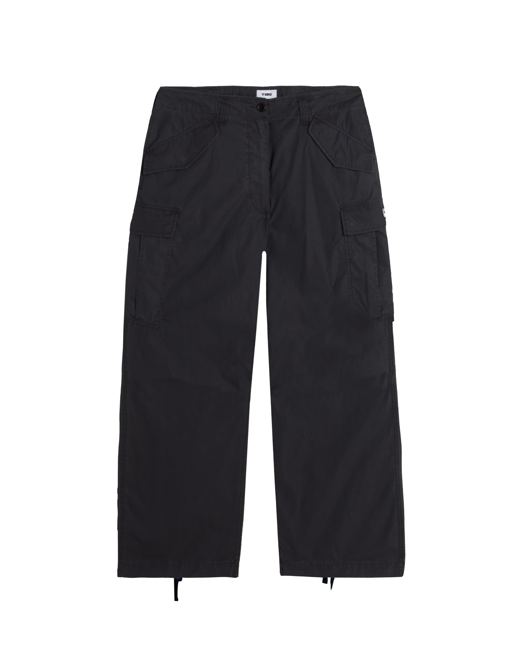 BAGGY CARGO PANT - BLACK FADED WASH