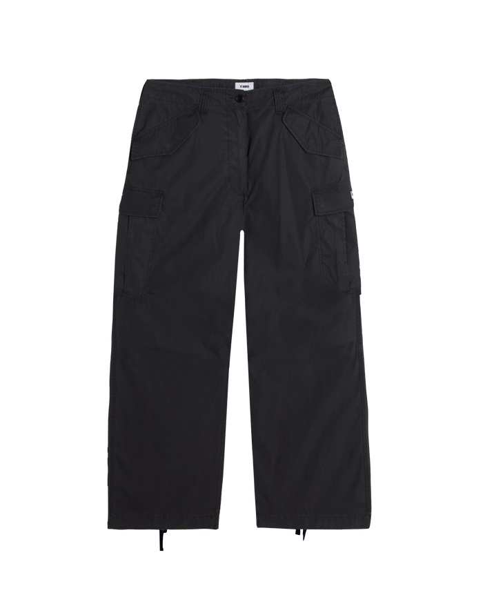 BAGGY CARGO PANT - BLACK FADED WASH