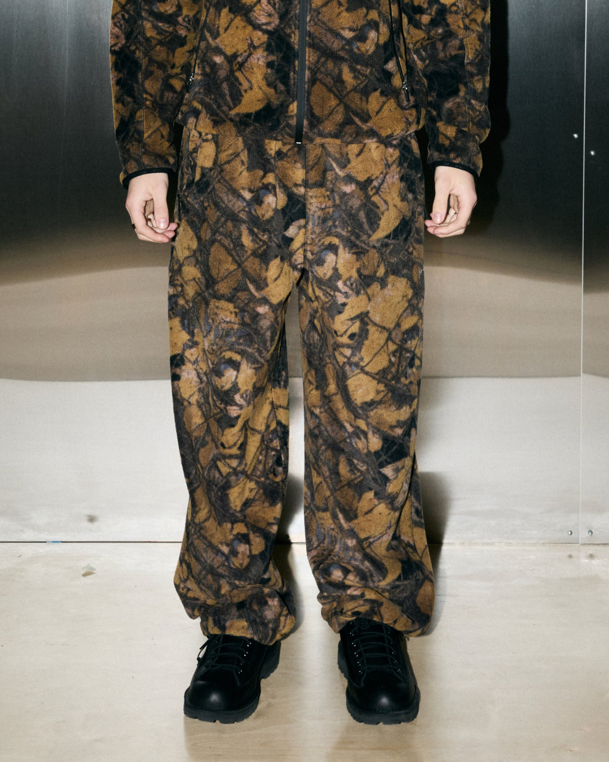 TREK POLAR FLEECE PANT - DARK FENCE CAMO
