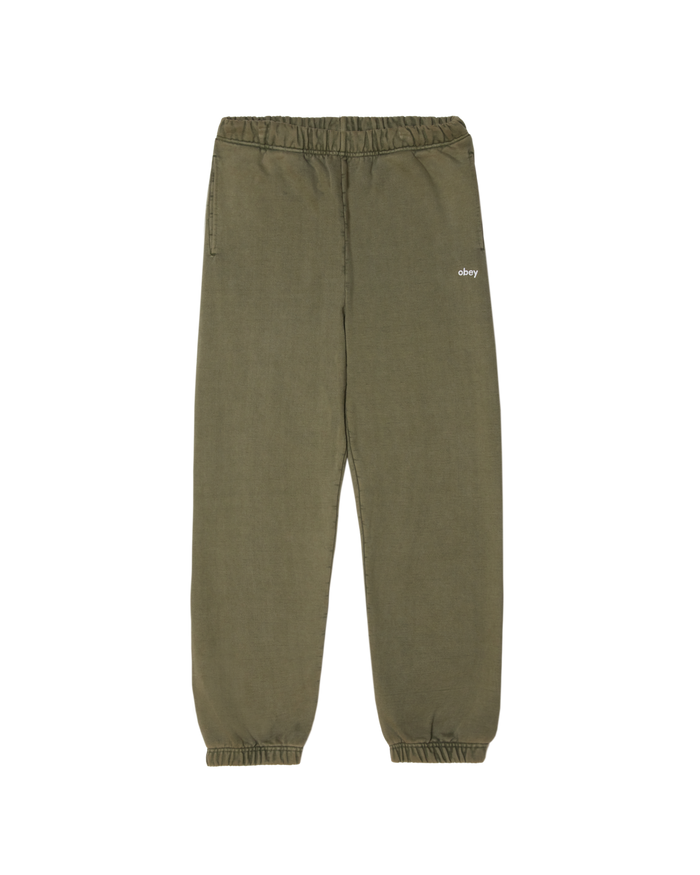 LOWERCASE PIGMENT SWEATPANT - PIGMENT DEEP LICHEN GREEN