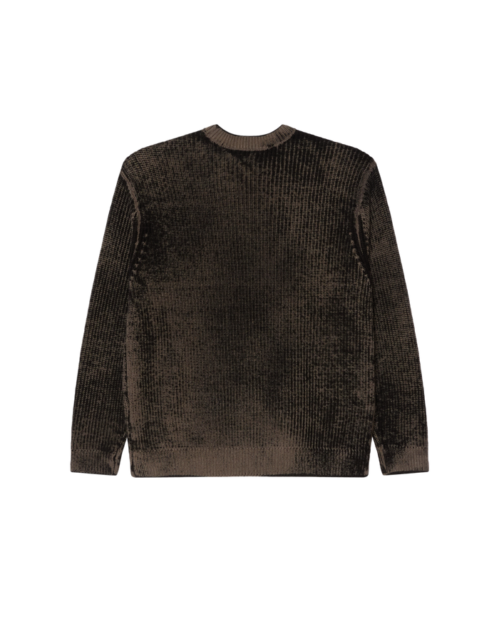 OBEY SPRAY EFFECT SWEATER - BLACK MULTI