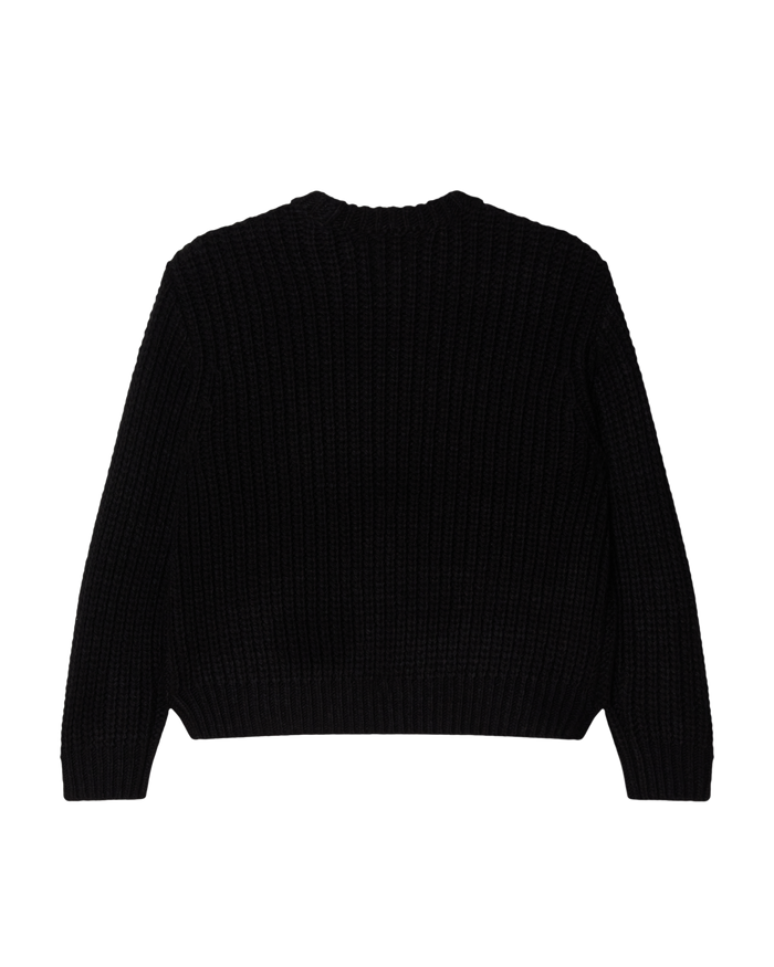 COLLEGIATE SWEATER - BLACK MULTI