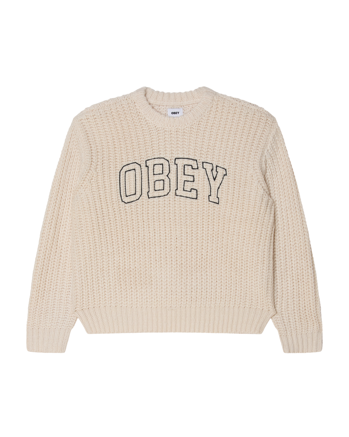 COLLEGIATE SWEATER - WHISPER WHITE MULTI