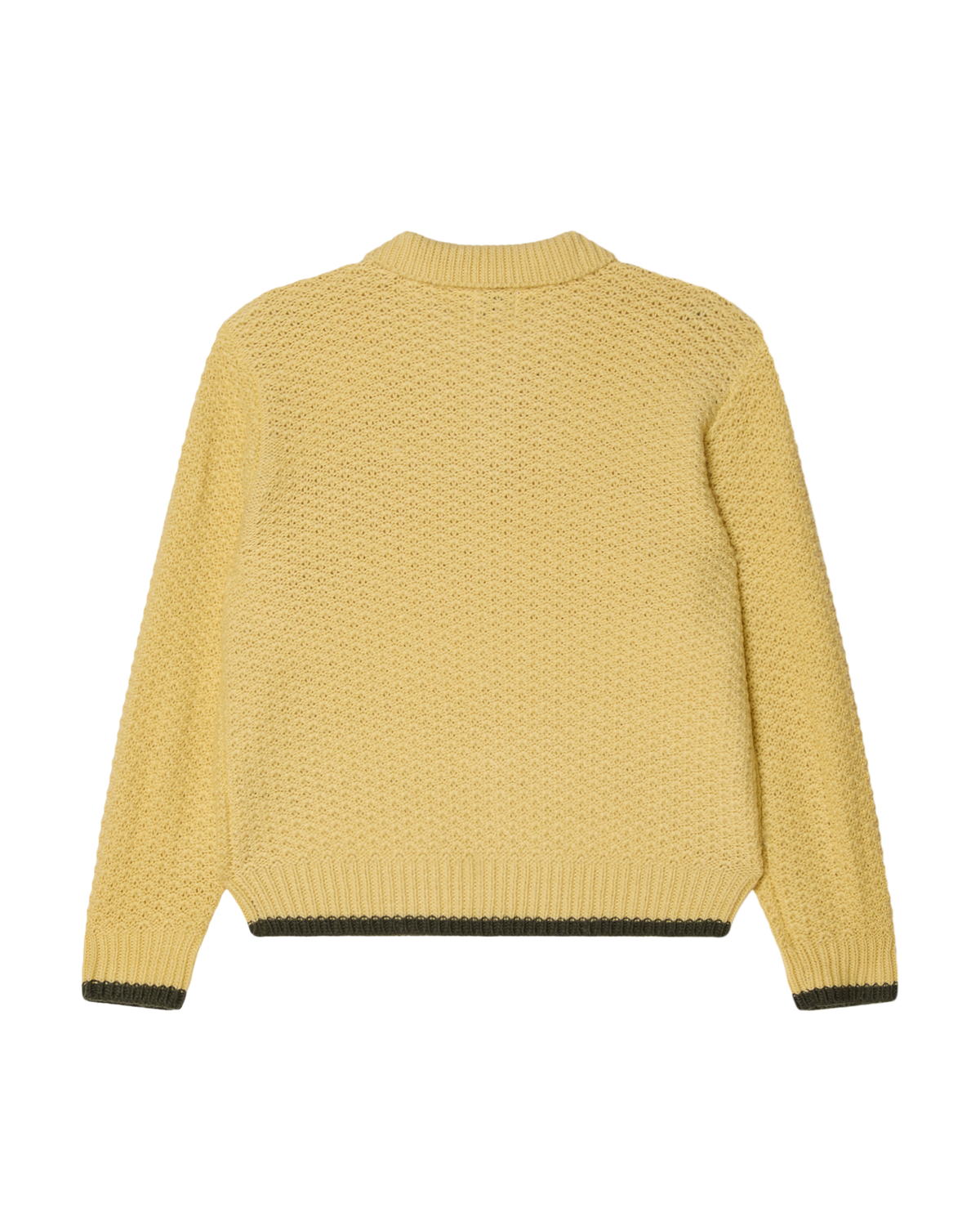 OBEY LORETO POLO SWEATER - STRAW MULTI
