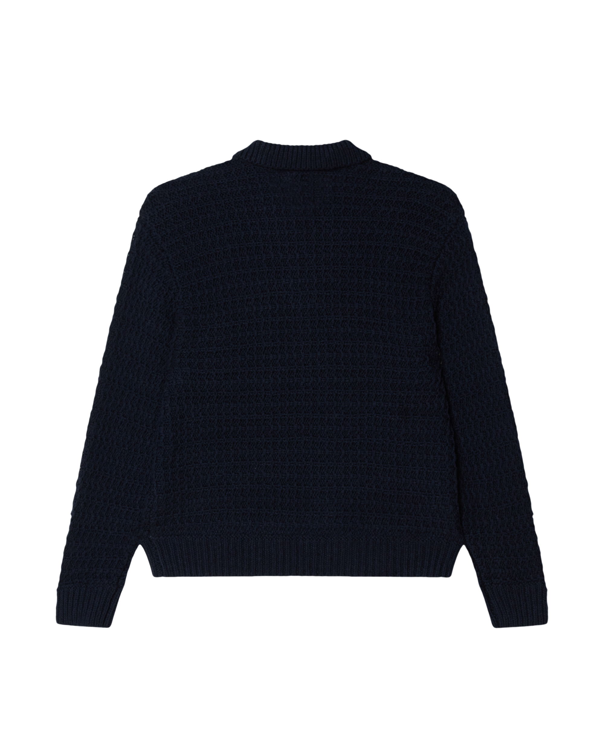 TEXTURED RUGBY POLO - DARK NAVY MULTI