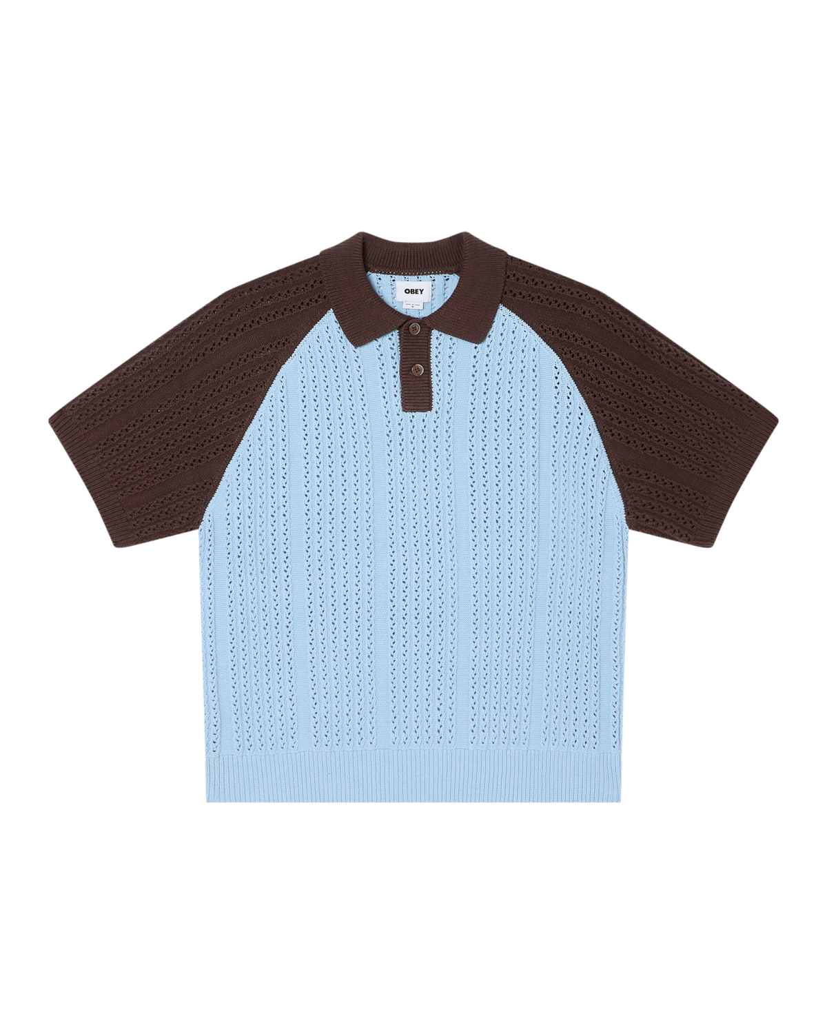 OBEY ABEL POLO SWEATER - SKYWAY MULTI