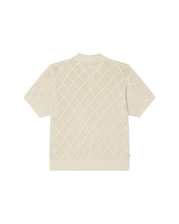 OBEY ERYK POLO SWEATER - BIRCH