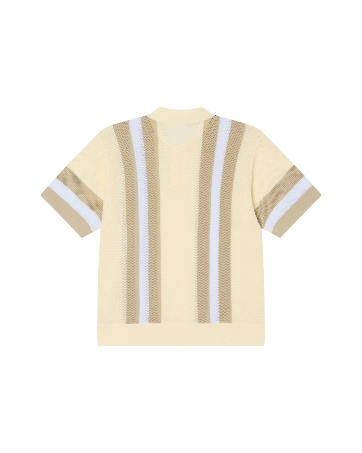 OBEY SETH POLO SWEATER - UNBLEACHED MULTI