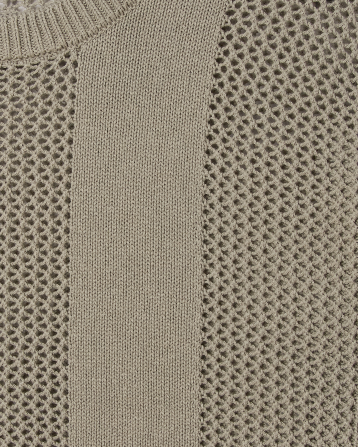 OBEY CROCHET SWEATER - LONDON FOG