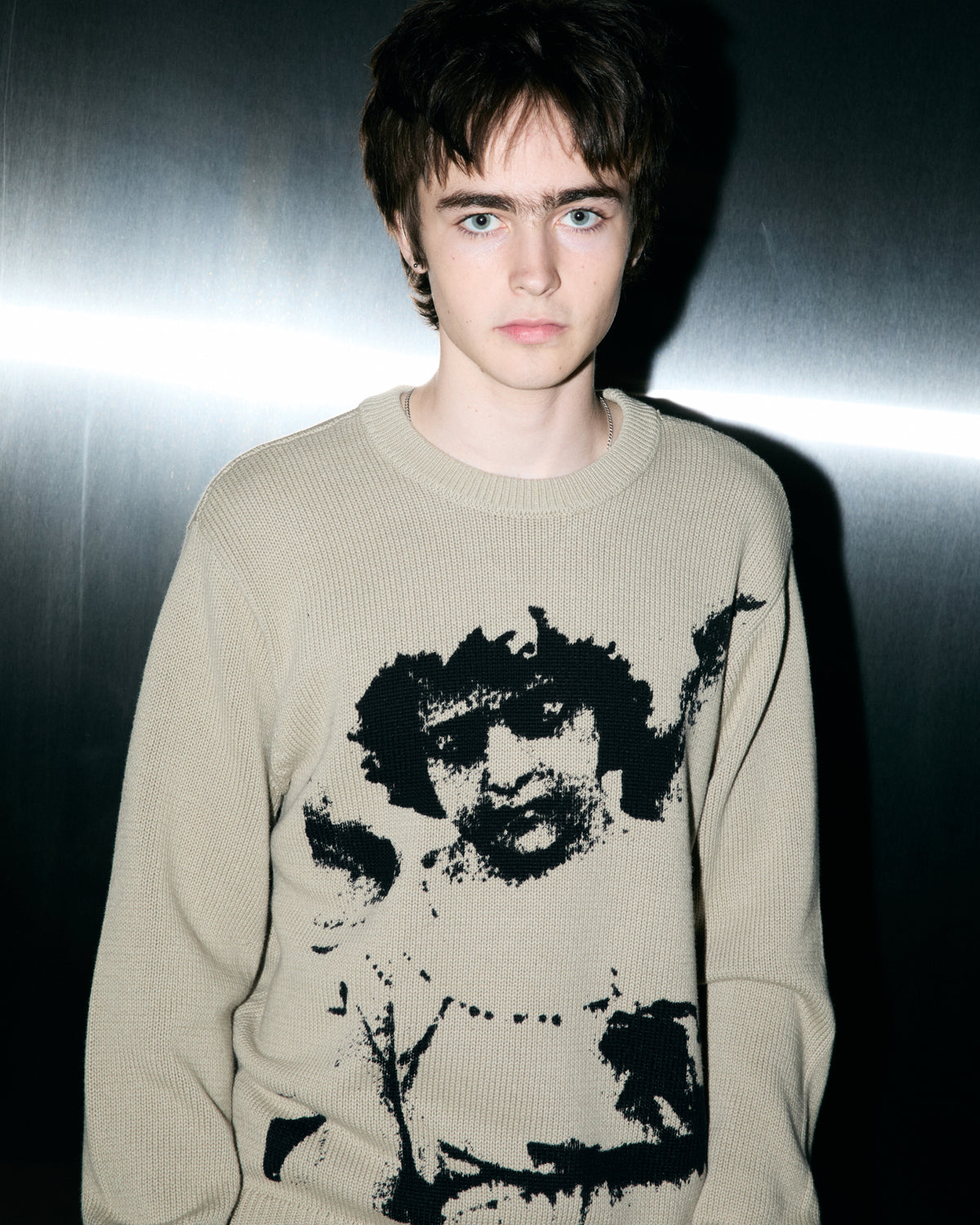 OBEY CHERUB SWEATER - ABBEY STONE