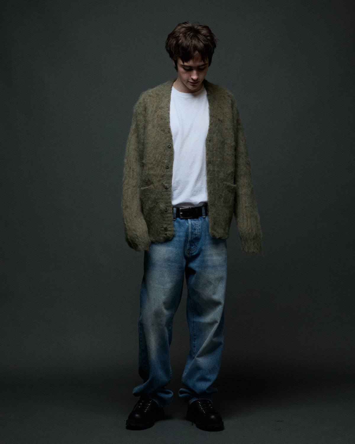 PATRON CARDIGAN - TEA LEAF