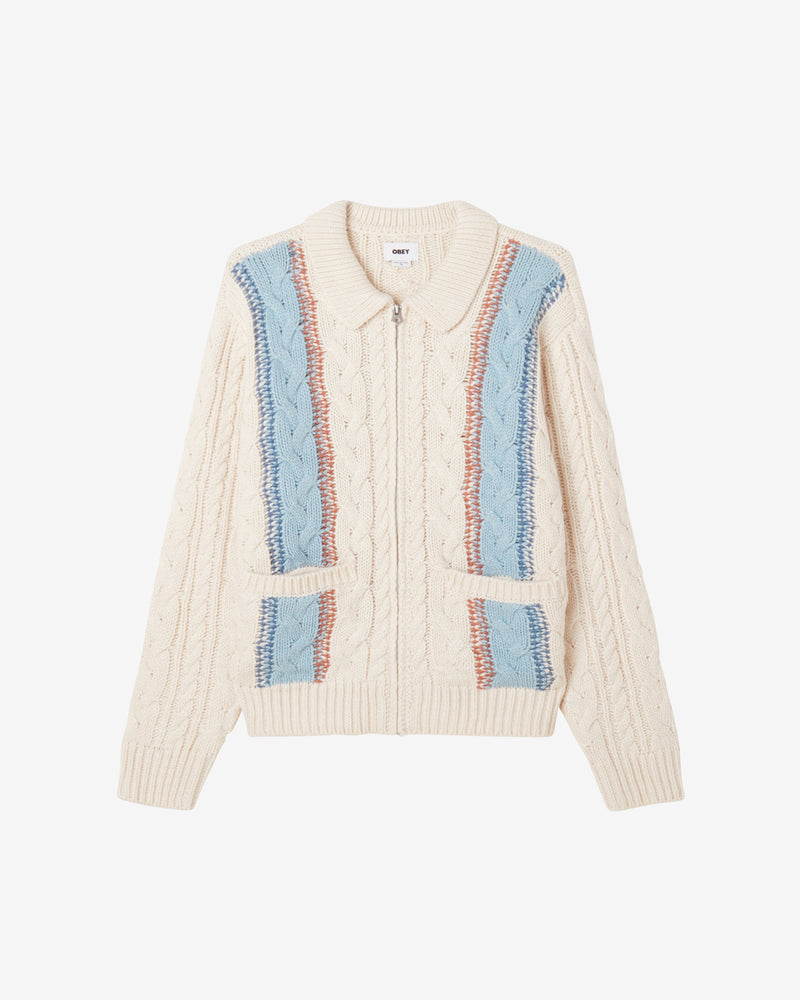 EZRA ZIP UP CARDIGAN