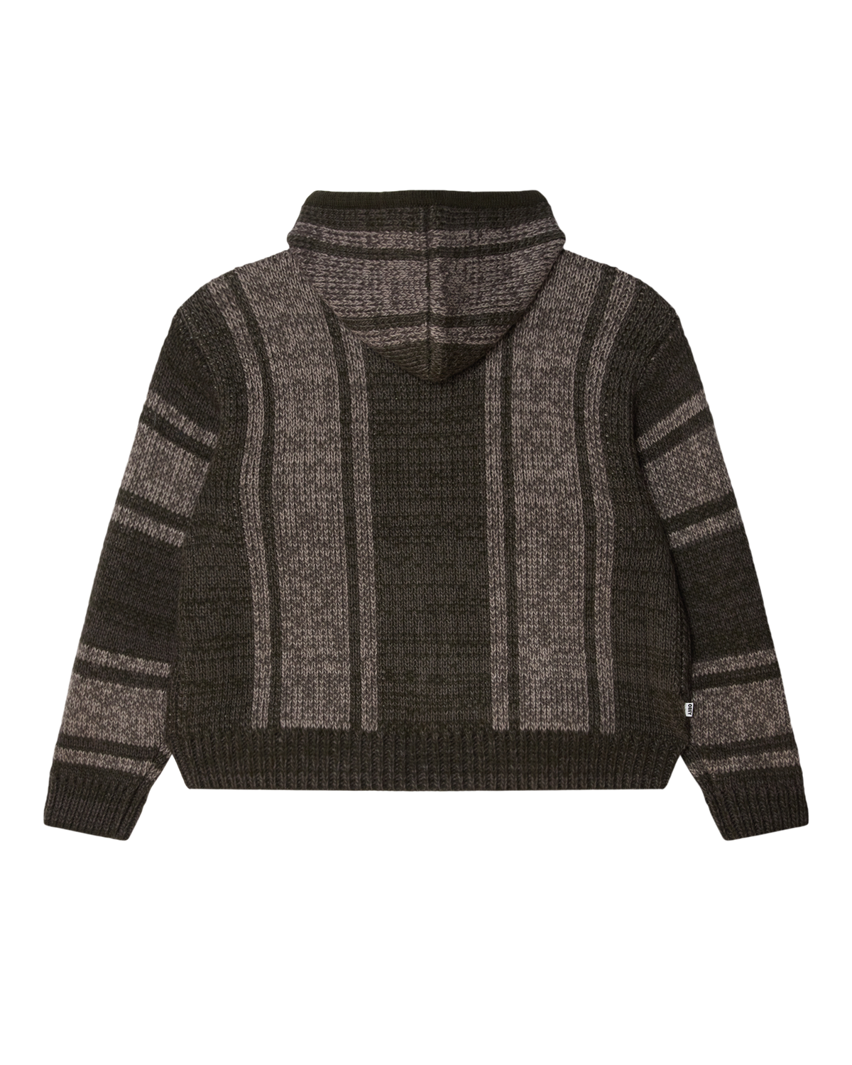 OBEY ZIP UP BAJA SWEATER - LEAF MULTI