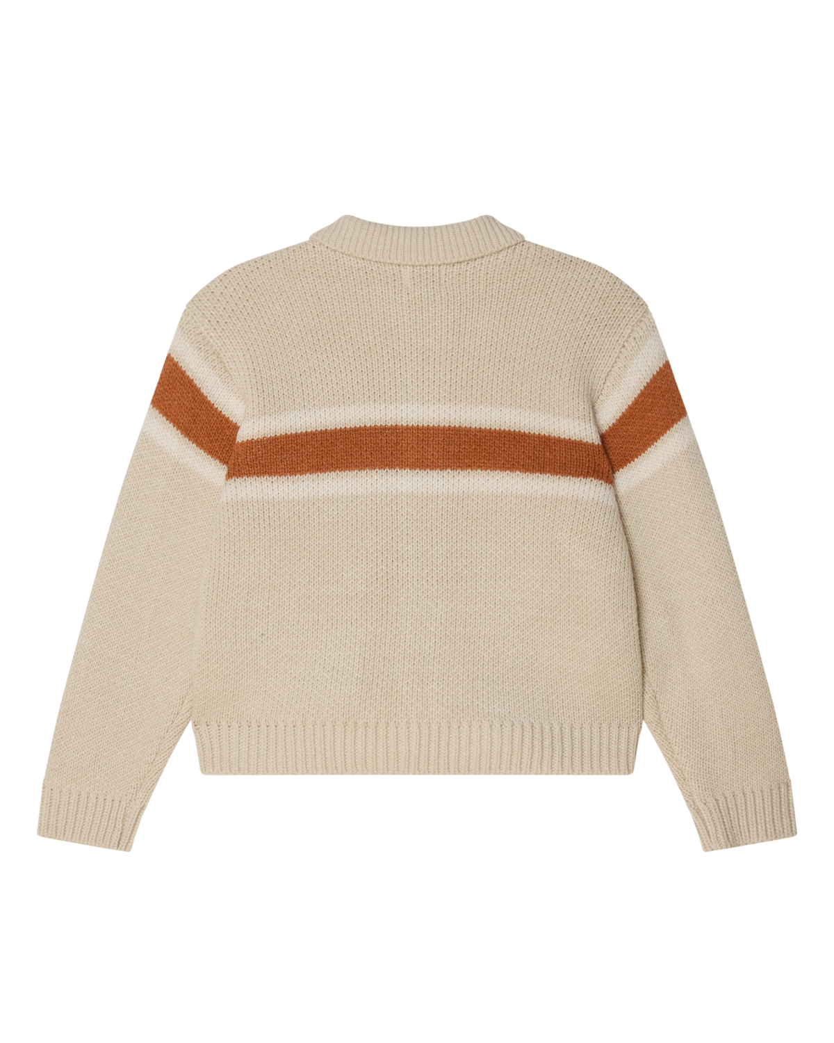 BERNARD ZIP UP SWEATER - BIRCH MULTI