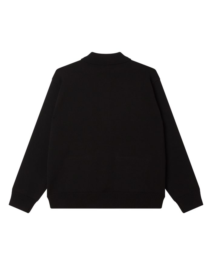 OBEY MATT ZIP UP SWEATER - BLACK MULTI