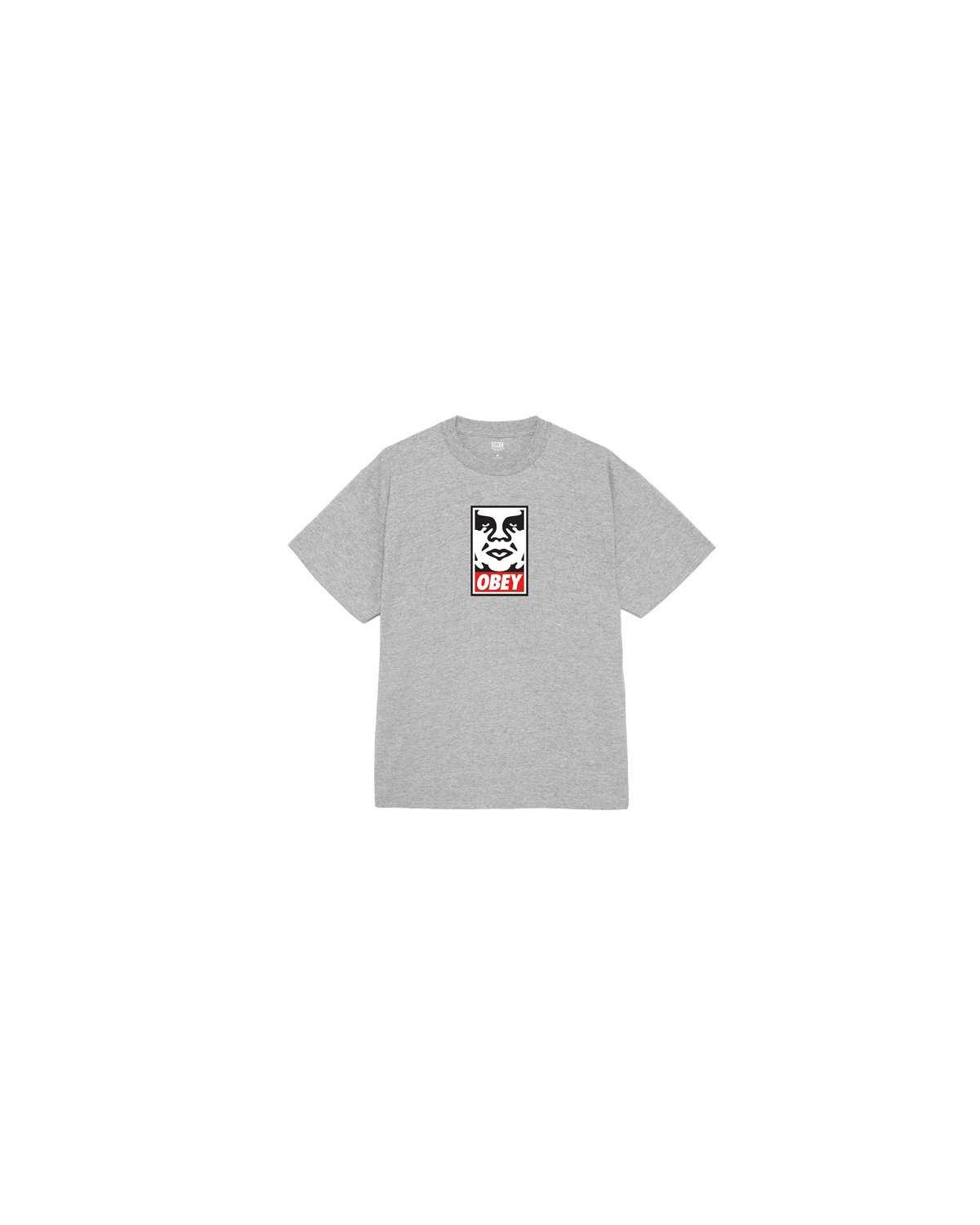 KIDS ICON FACE T-SHIRT - Heather Grey
