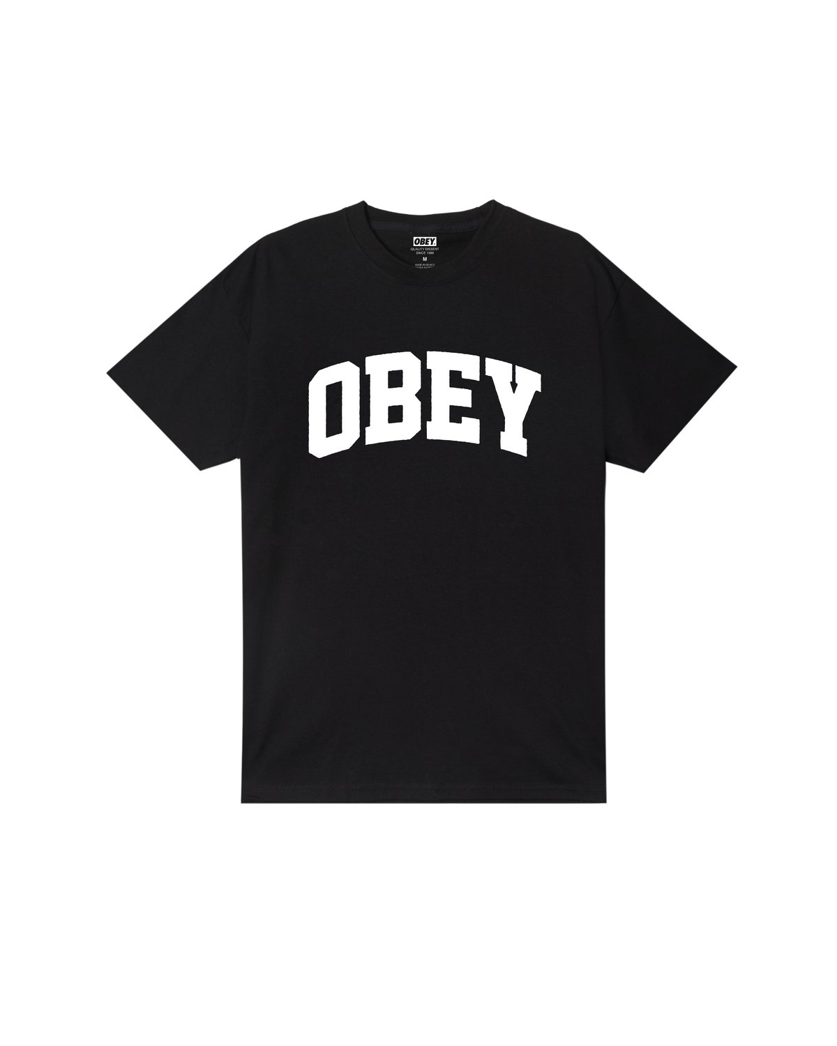 OBEY COLLEGIATE STANDARD T-SHIRT - BLACK