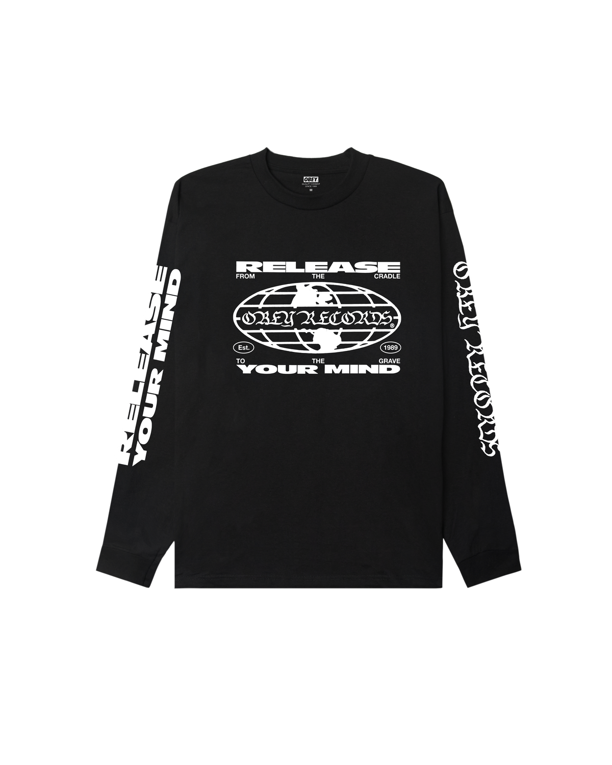 RELEASE YOUR MIND CLASSIC LS T-SHIRT - BLACK