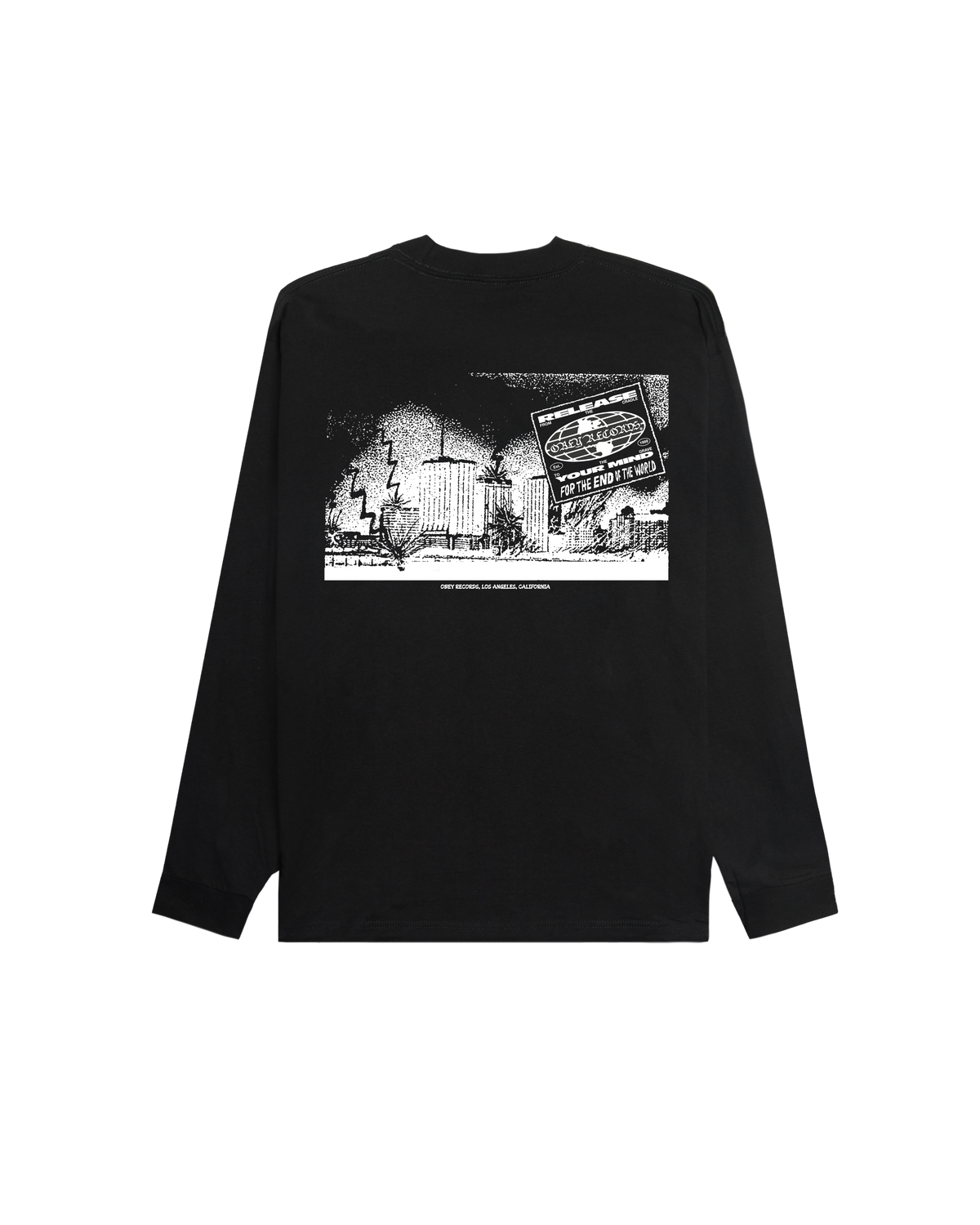 RELEASE YOUR MIND CLASSIC LS T-SHIRT - BLACK