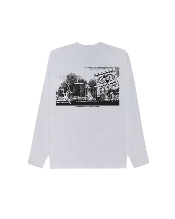 RELEASE YOUR MIND CLASSIC LS T-SHIRT - WHITE
