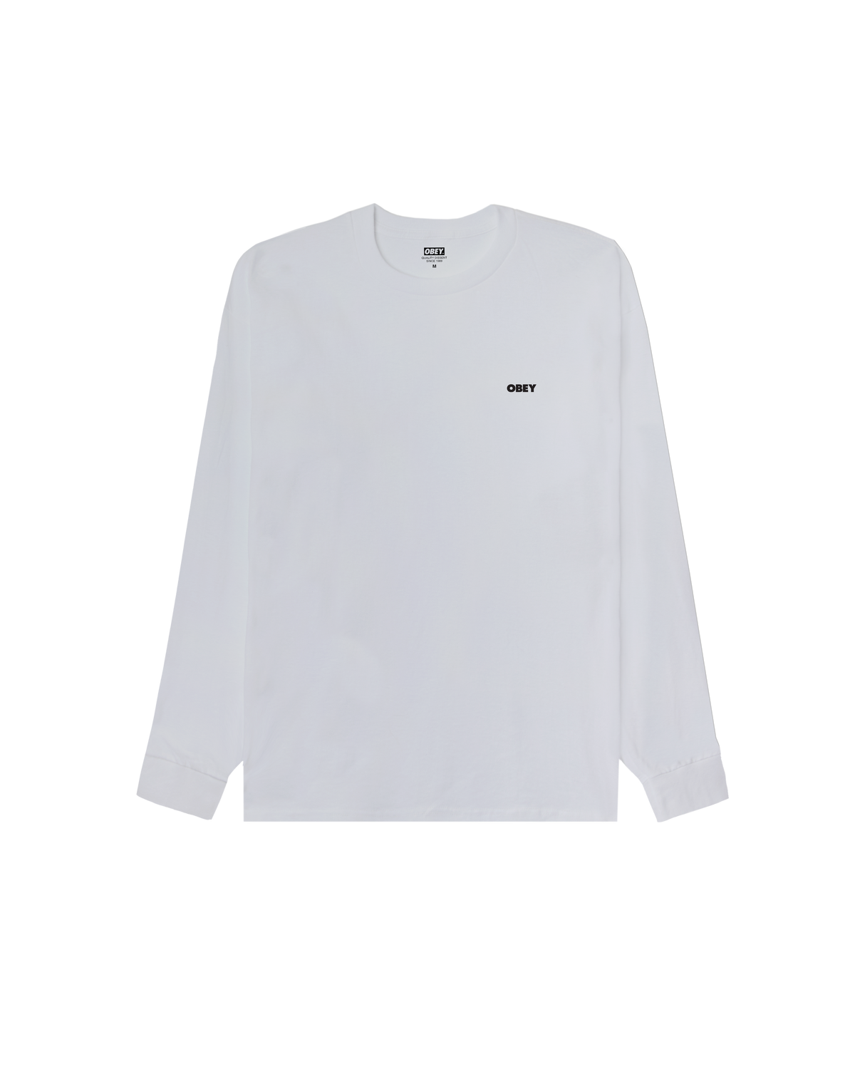 THE MEDIUM IS THE MESSAGE CLASSIC LS T-SHIRT - WHITE