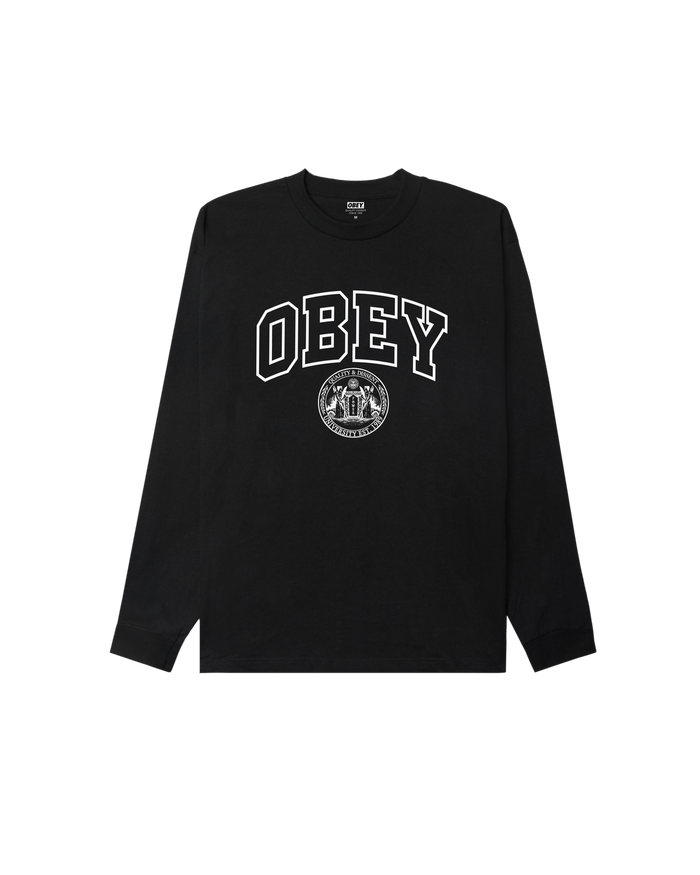 UNIVERSITY CLASSIC LS T-SHIRT - BLACK