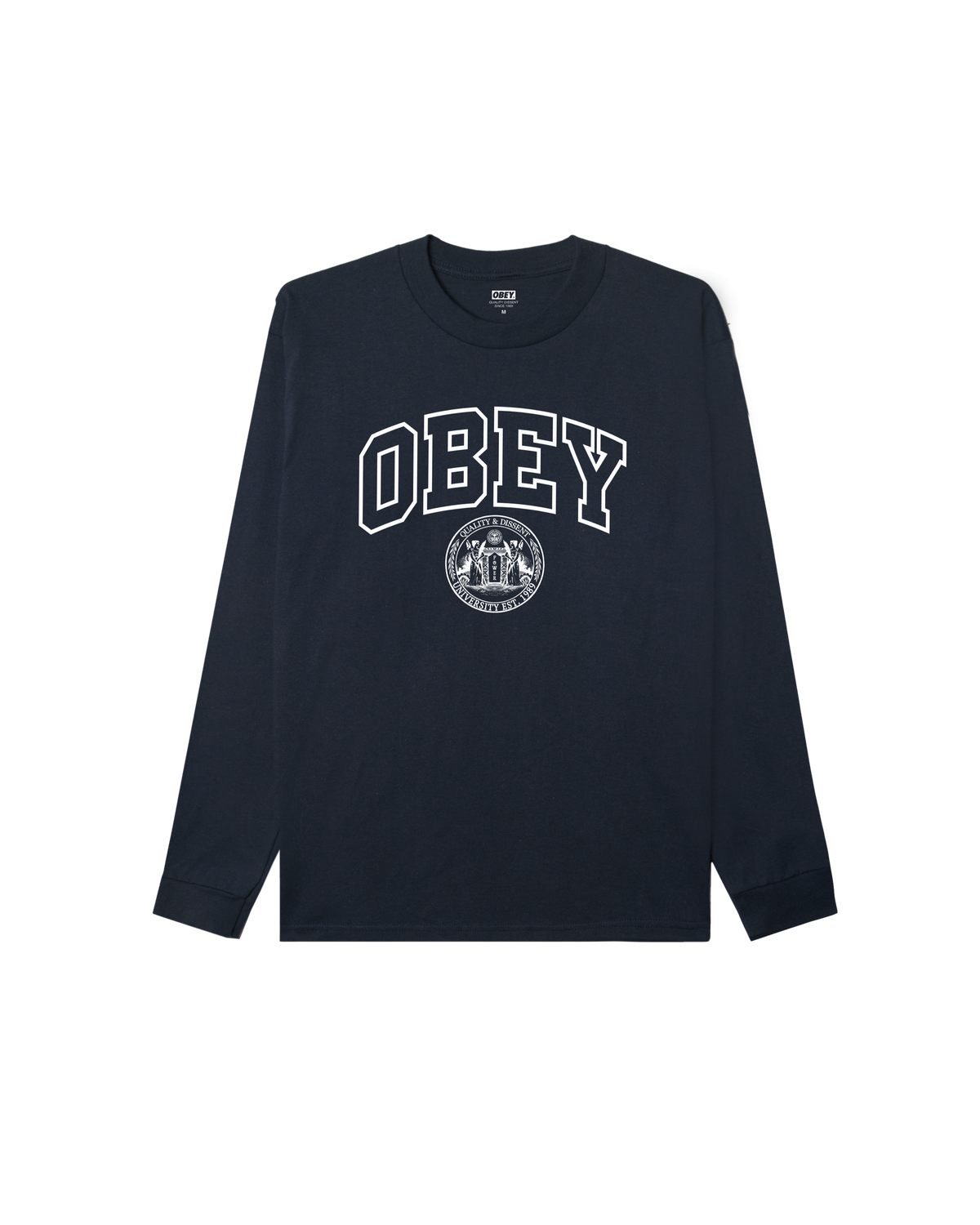 UNIVERSITY CLASSIC LS T-SHIRT - NAVY