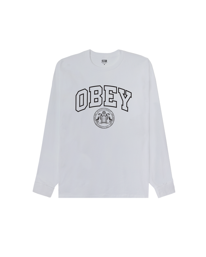 UNIVERSITY CLASSIC LS T-SHIRT - WHITE