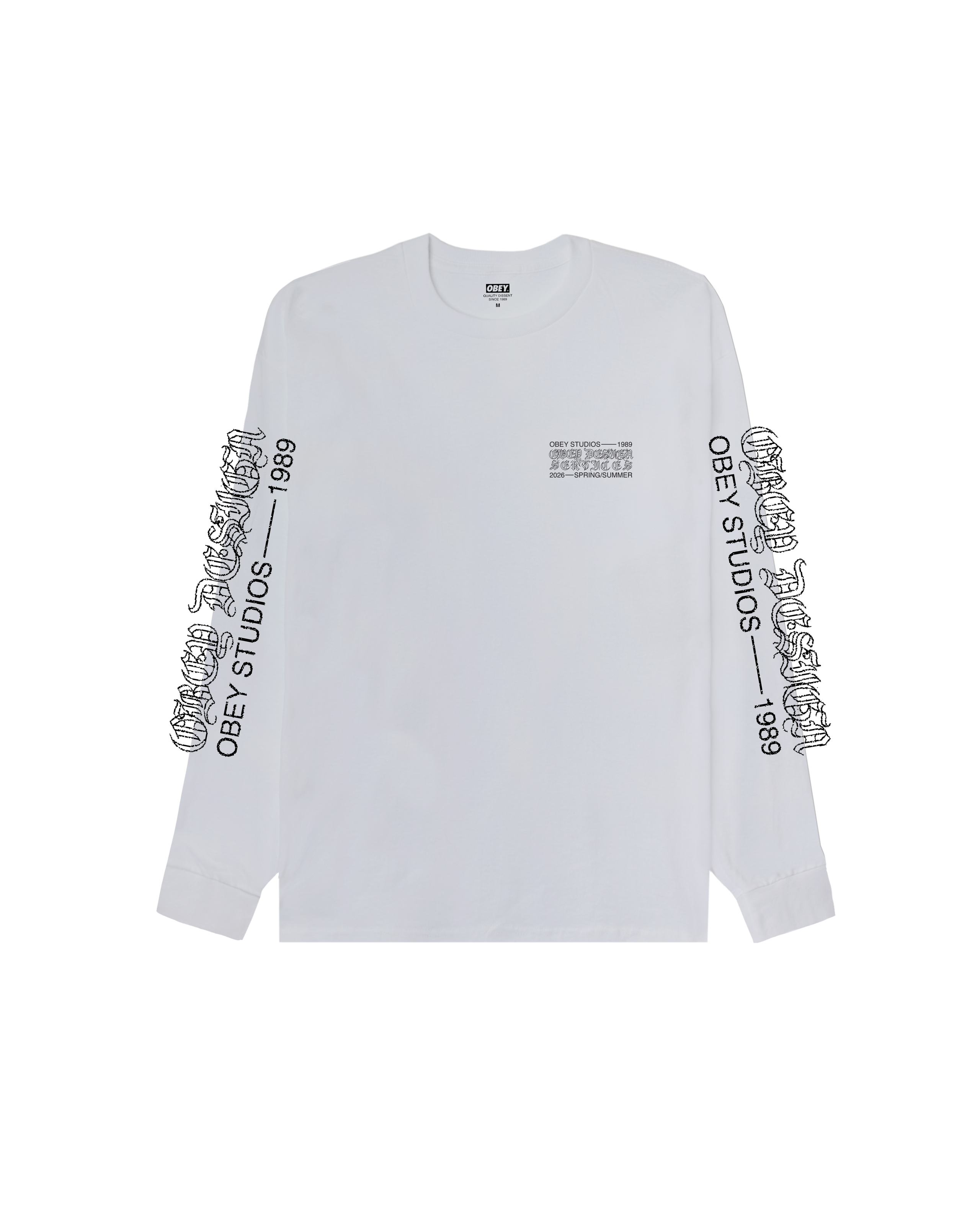 OBEY DESIGN SERVICES T-SHIRT - WHITE