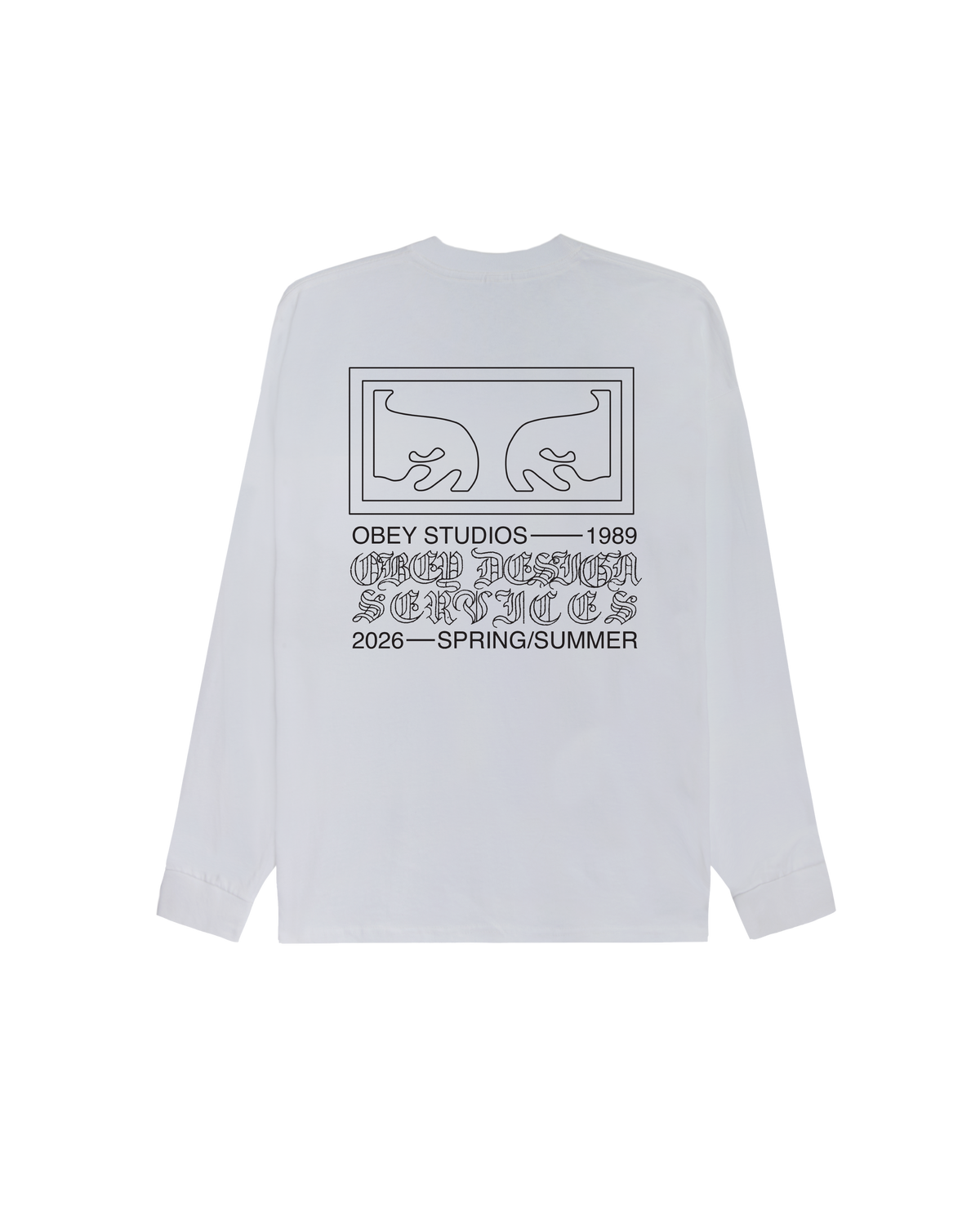 OBEY DESIGN SERVICES T-SHIRT - WHITE